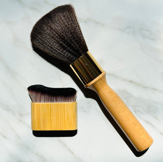 BTB Perfect Finish Duo (Blending Brush + Setting Powder Brush) Holiday Bonus Included